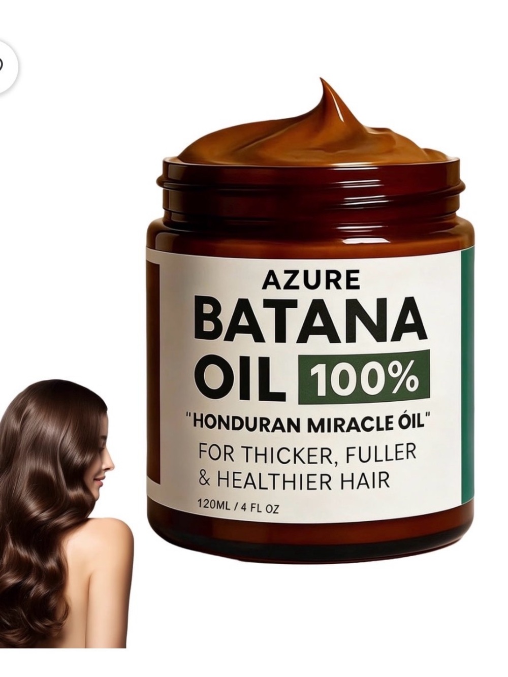 Azure - Batana Oil 100% “Honduran Miracle Oil” 120ML / 4 FL OZ - Picture 5 of 8